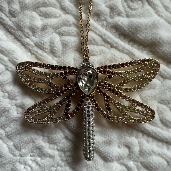 Swarovski dragonfly necklace - Picture 14 of 15